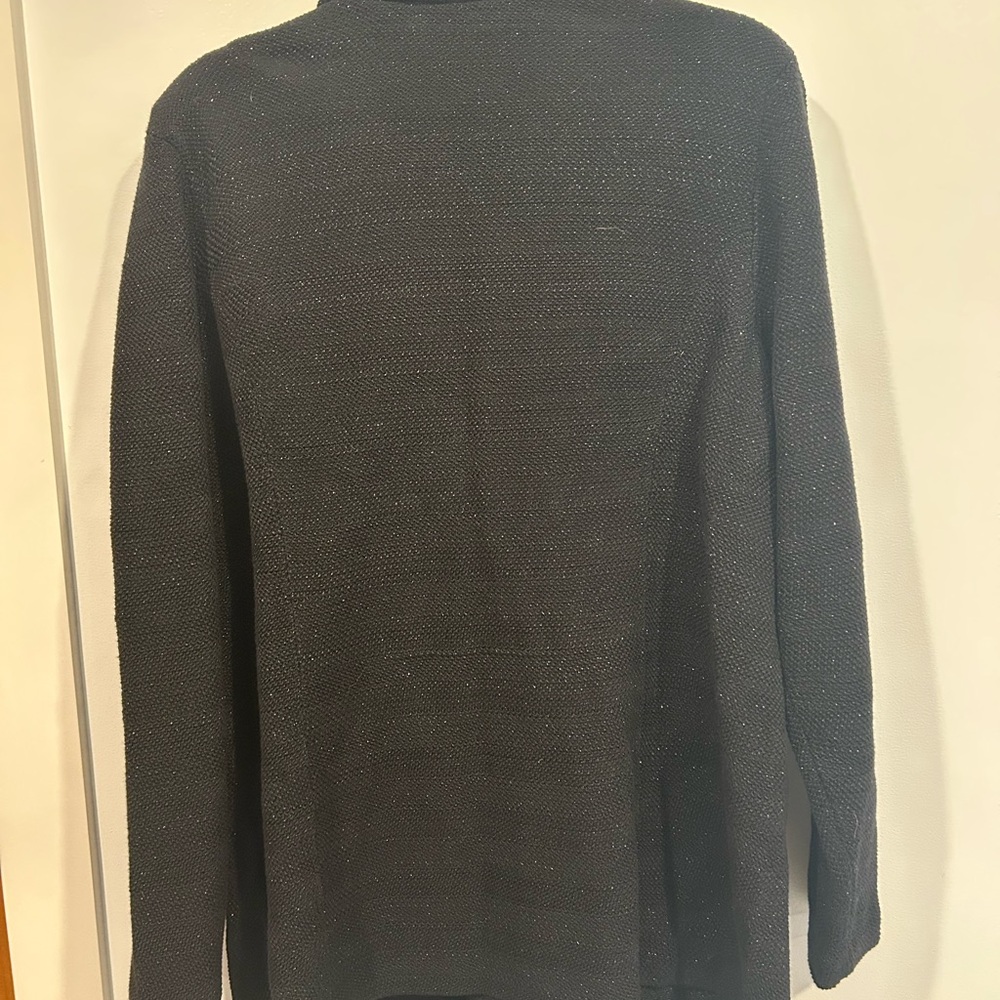 Chico's Black Beaded Blazer - Picture 5 of 5